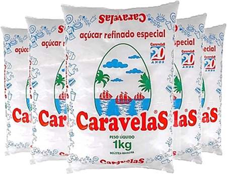 açúcar refinado especial caravelas