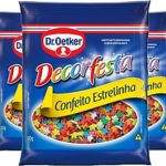 confeito estrela, decor festa, dr oetker