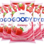 iogurte goody itambé iogurte morango, goody, itambé, alimento