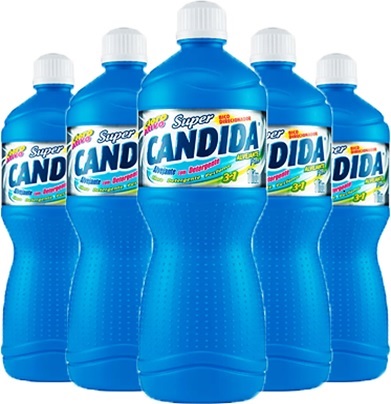 água sanitária, alvejante super candida, roupas, lavanderia, lavagem