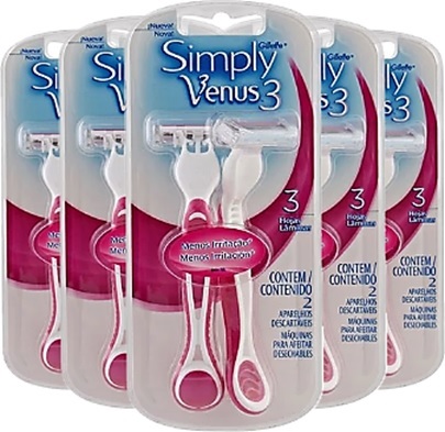 aparelho descartável gillette venus simply