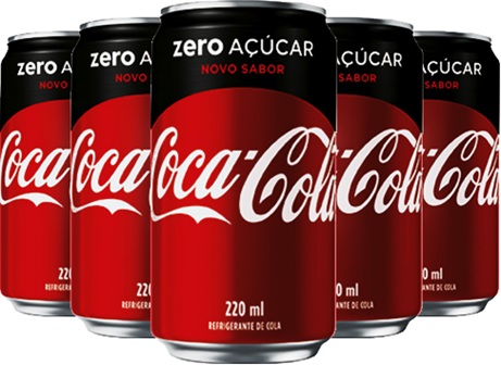 refrigerante coca cola zero açucar novo sabor