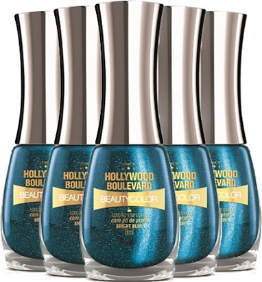 esmalte beautycolor, hollywood boulevard, bright blue