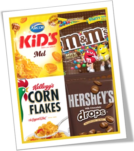 genitive case, possessive case, embalagens de produtos, arcor kid's, m&m's, kellogg's e hershey's