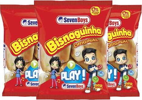 bisnaguinha seven boys play, panco, pãozinho, lanche