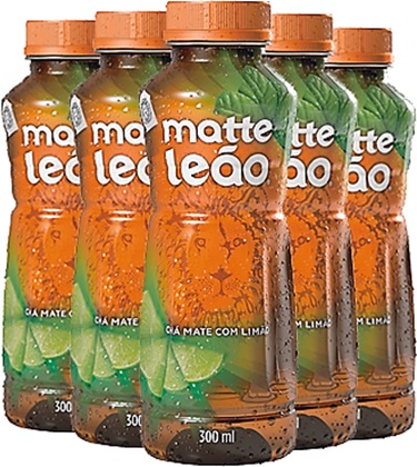 chá matte leão natural, bebida, refresco, erva mate