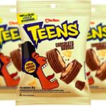 biscoito teens marilan sabor chocolate branco cálcio e vitaminas