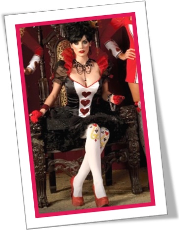 queen of hearts, rainha de copas, girl of hearts, costume