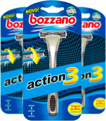 bozzano, aparelho lâmina barbear, action, barba, bigode, barbeador