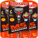 aparelho de barbear bozzano magnum m5 com cartucho