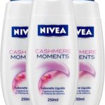 sabonete líquido nivea cashmere moment, mulheres, feminino, perfume