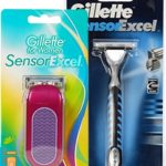 barbeador e depilador gillette sensor excel for women