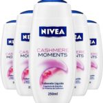 sabonete líquido nivea cashmere moment, mulheres, feminino, perfume