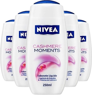 sabonete líquido nivea cashmere moment, mulheres, feminino, perfume