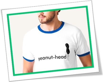 peanut head, t-shirt, camiseta, cabeça de bagre, cabeça de amendoim