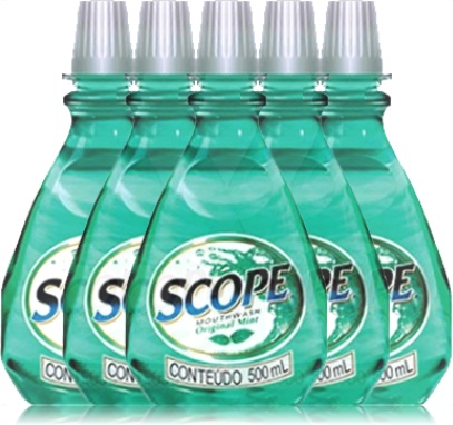 scope, mouthwash, enxaguante bucal, enxaguatório bucal