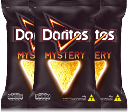 salgadinhos doritos mystery, snack, lanche, petisco, aperitivo