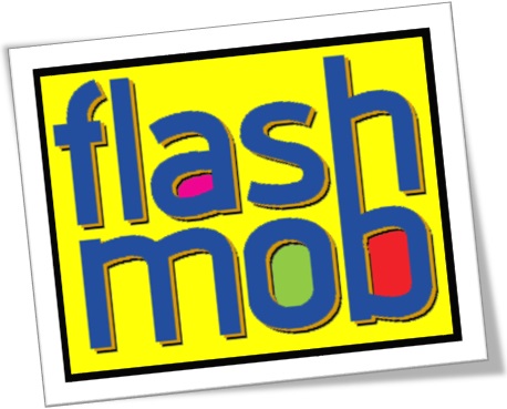 flash mob, flash mobber, flash-mob