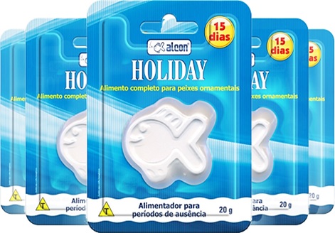 holiday alconpet bloco alimentador para peixe ornamental