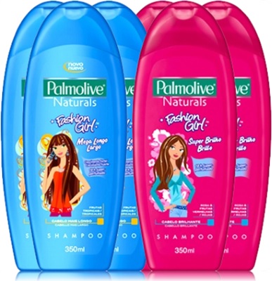 colgate shampoo palmolive naturals fashion girl mega longo e super brilho