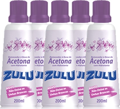 acetona zulu removedor de esmalte de unhas