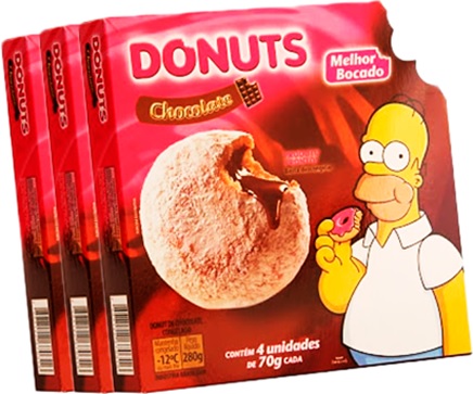 donut melhor bocado sabor chocolate homer simpson