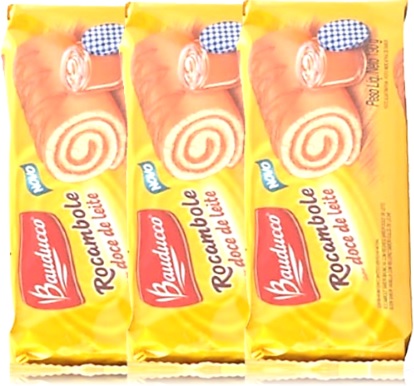 rocambole bauducco, sabor doce de leite, bolo de rolo
