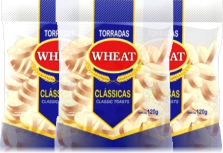 torradas wheat clássicas, tip top alimentos, lanche, café da manhã