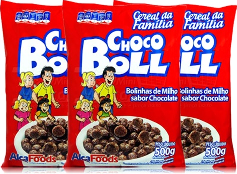 alca foods, cereal choco boll, bolinhas, cápsula, casulos