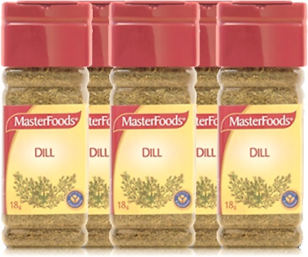 masterfoods tempero dill, endro, aneto, endrão, folhas, sementes