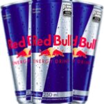 red bull energy drink taurina alto em açúcar, bebida energética