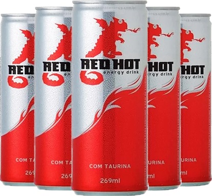 red hot energy drink, dragão, bebida energética