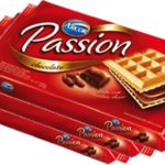 arcor biscoito wafer triunfo passion chocolate, lanche, sobremesa