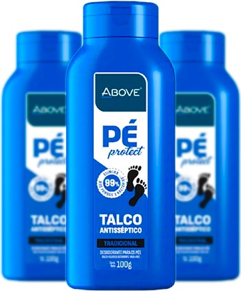 talco antisséptico tradicional above pé protect talco antisséptico tradicional above pé protect
