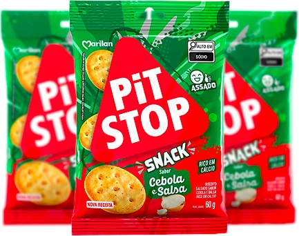 pit stop snack marilan sabor cebola e salsa assado