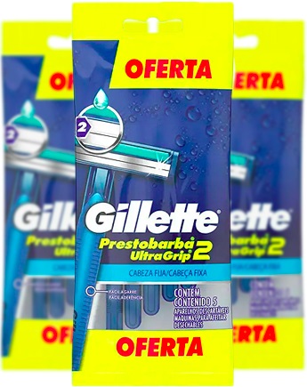 aparelho de barbear gillette prestobarba ultra grip 2 aparelho de barbear gillette prestobarba ultragrip 2