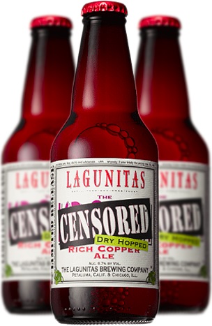 cerveja lagunitas censored rich copper ale dry hopped