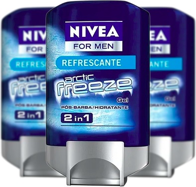 nivea for men refrescante arctic freeze gel pós barba hidratante nivea for men refrescante arctic freeze gel pós barba hidratante