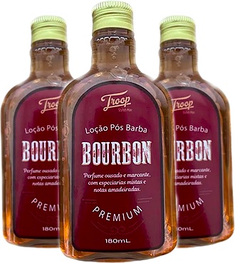 troop loção pós barba bourbon premium perfume especiarias amadeirado