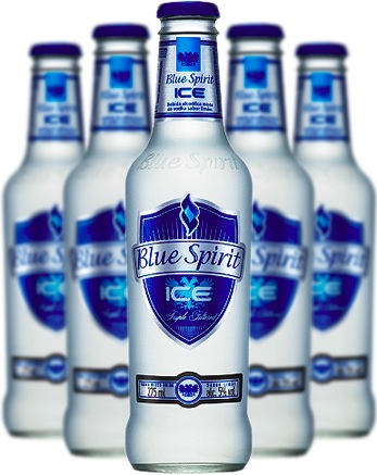 blue spirit ice long neck bebida alcoolica