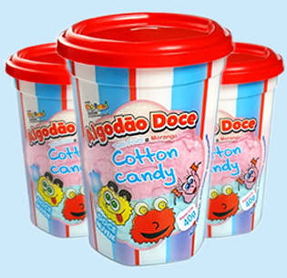 algodão doce em inglês, cotton candy, candyfloss, tutti-frutti e morango