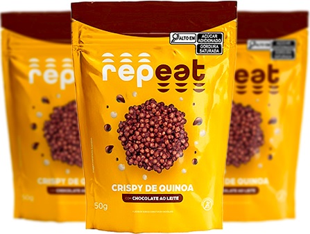 repeat crispy de quinoa sabor chocolate ao leite